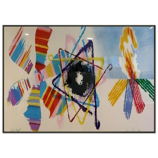 James Rosenquist  Fast Feast Framed Art Print  - Aluminum Frame - 21x29.7 cm / 8x12"