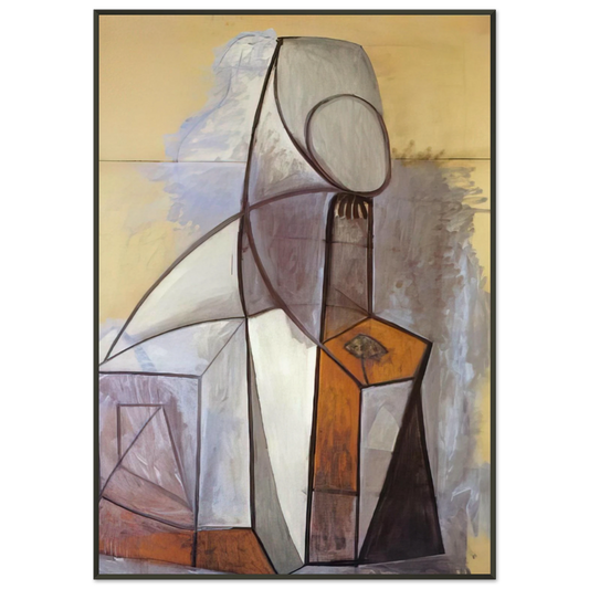 Pablo Picasso  Composition  1946 Framed Art Print  - Aluminum Frame - 21x29.7 cm / 8x12"