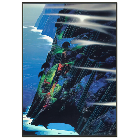 Eyvind Earle  Where Dreams are Born Framed Art Print  - Aluminum Frame - 21x29.7 cm / 8x12"
