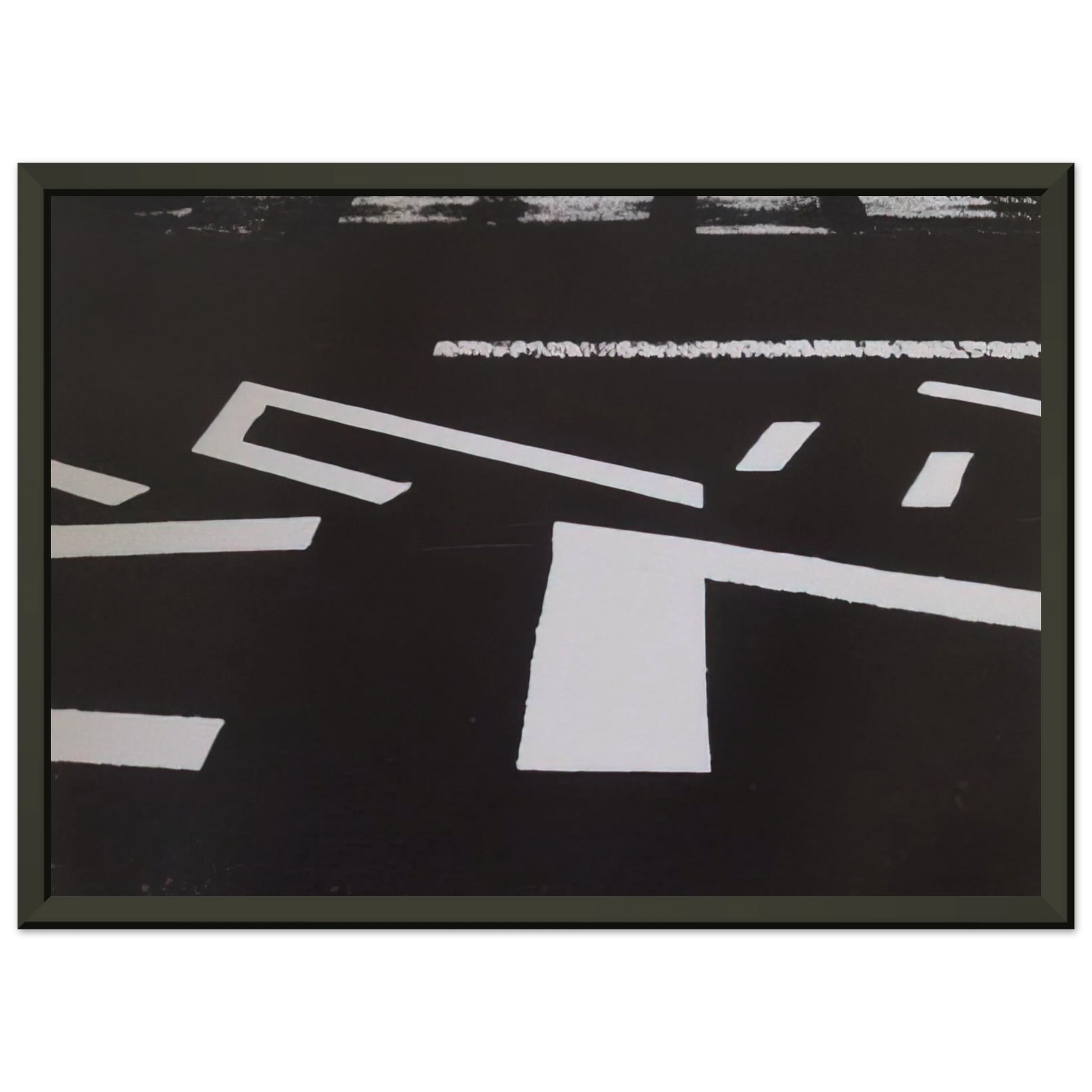 Nasreen Mohamedi  Untitled XVIII  1981 Framed Art Print  - Aluminum Frame - 60x80 cm / 24x32 inches