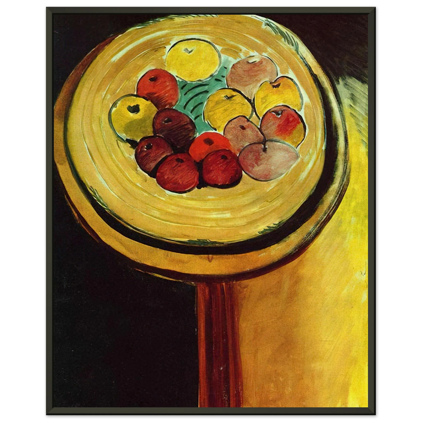 Henri Matisse  APPLES 1916 Framed Art Print  - Aluminum Frame - 70x100 cm / 28x40 inches