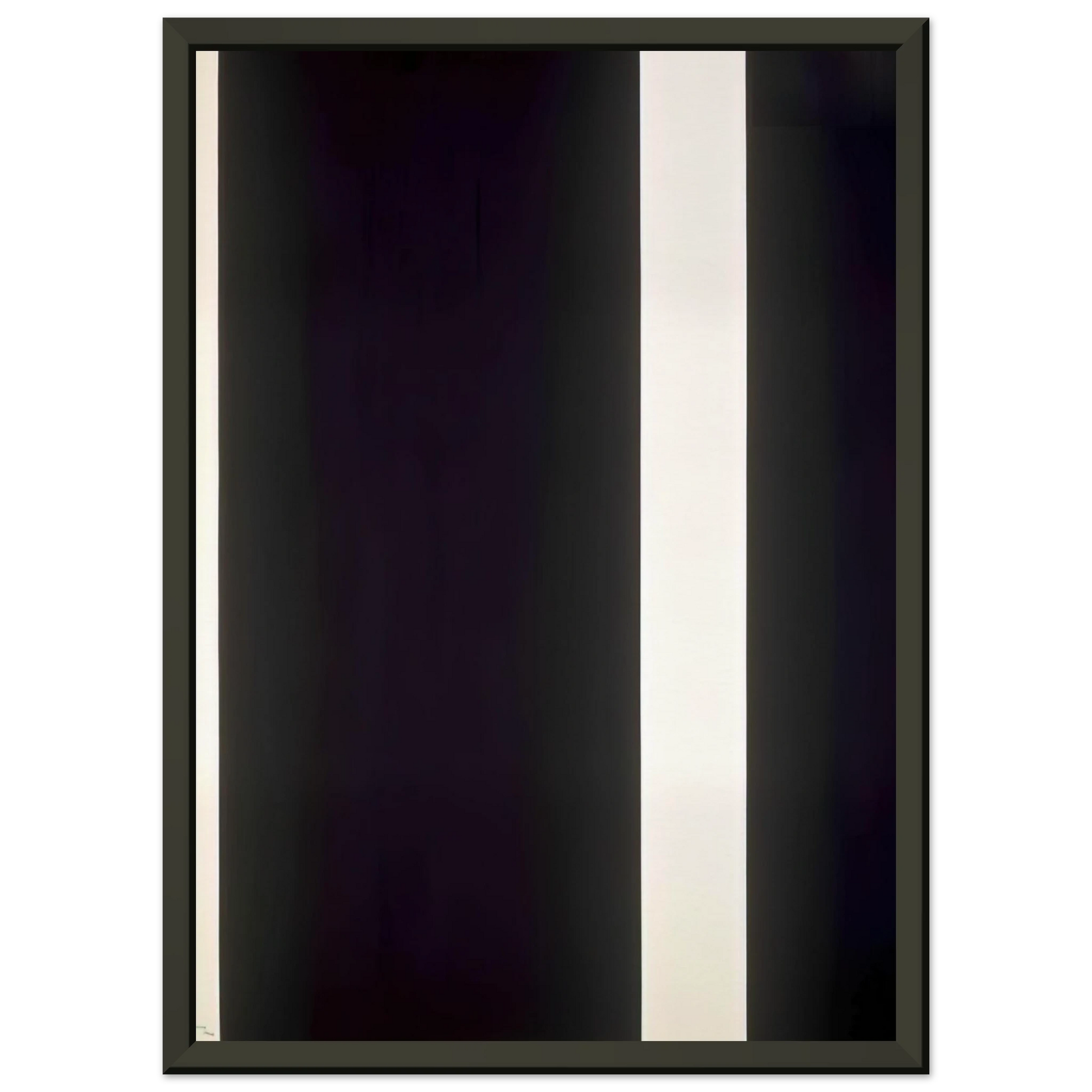 Barnett Newman  The Station of the Cross  Thirteenth station Framed Art Print  - Aluminum Frame - 70x100 cm / 28x40 inches