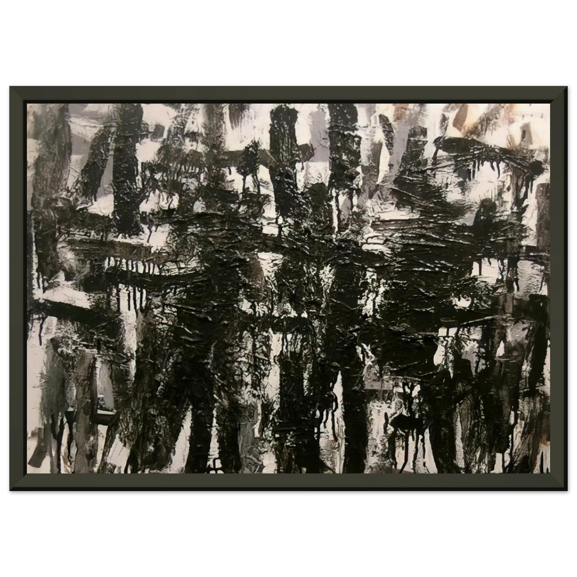 Robert Goodnough  Release  2005 Framed Art Print  - Aluminum Frame - 60x80 cm / 24x32 inches
