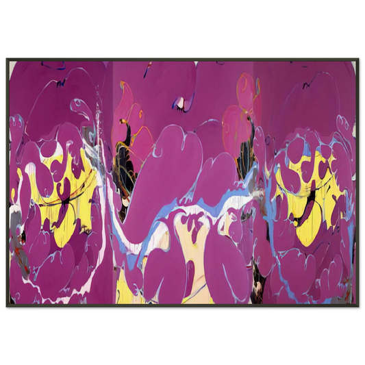 Norman Bluhm  Easter Morning  1979 Framed Art Print  - Aluminum Frame - 21x29.7 cm / 8x12"