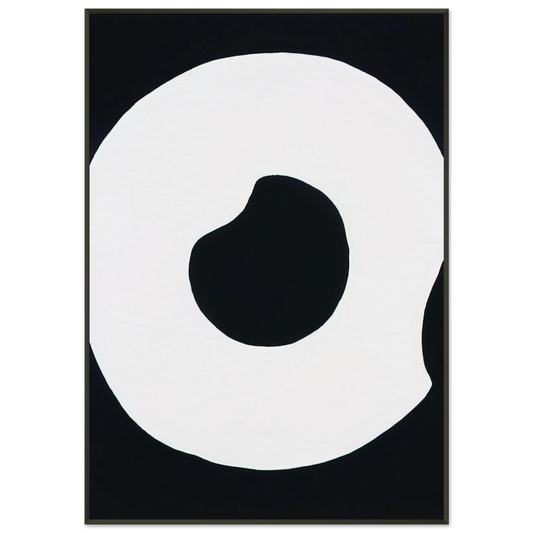 Jiro Yoshihara  Untitled  1969 Framed Art Print  - Aluminum Frame - 21x29.7 cm / 8x12"