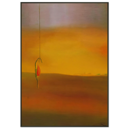 Salvador Dali  FRIED EGG ON THE PLATE WITHOUT THE PLATE 1932 Framed Art Print  - Aluminum Frame - 21x29.7 cm / 8x12"
