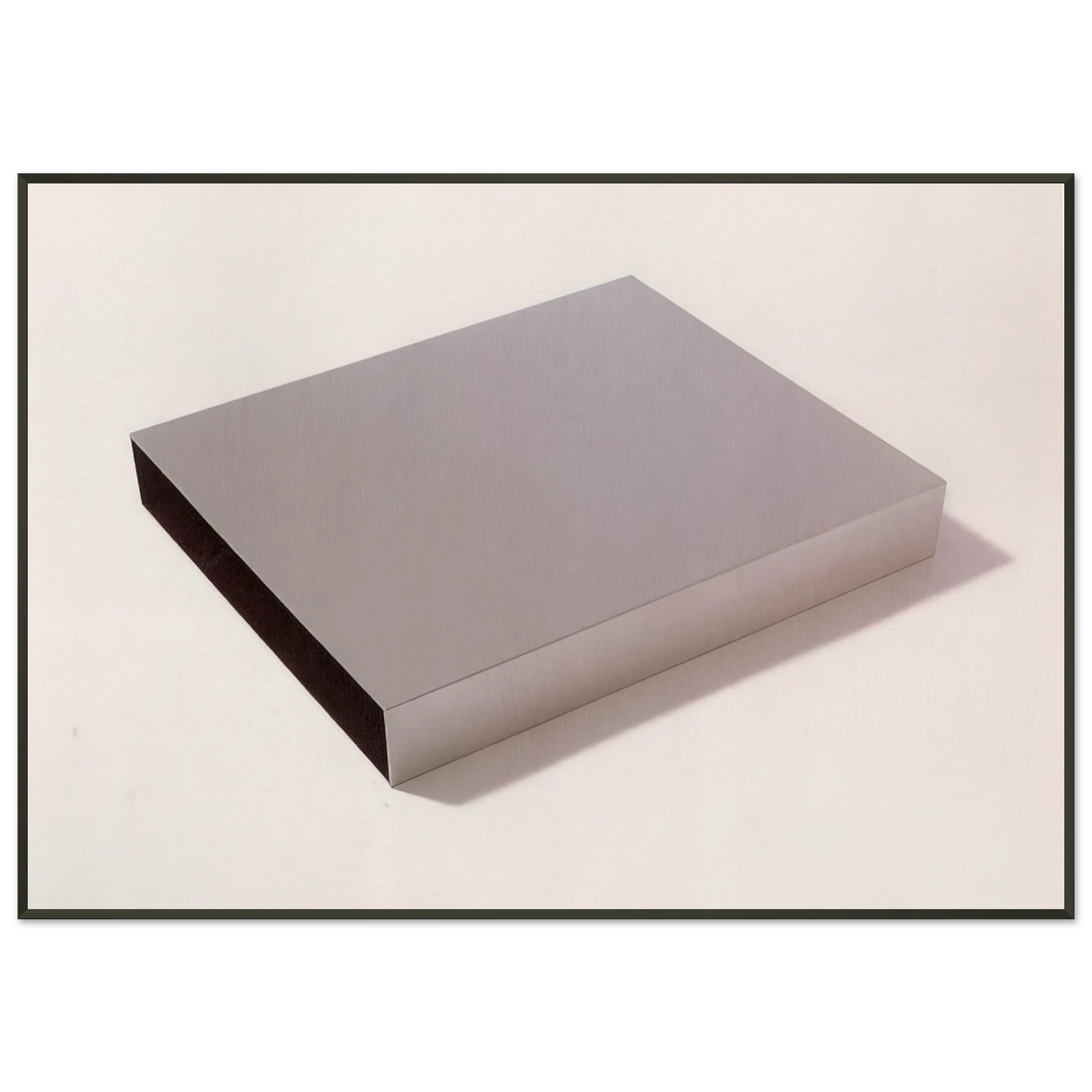 Donald Judd  Untitled Multiple  1971 Framed Art Print  - Aluminum Frame - 21x29.7 cm / 8x12"