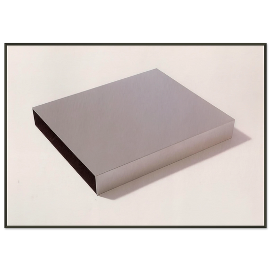 Donald Judd  Untitled Multiple  1971 Framed Art Print  - Aluminum Frame - 21x29.7 cm / 8x12"