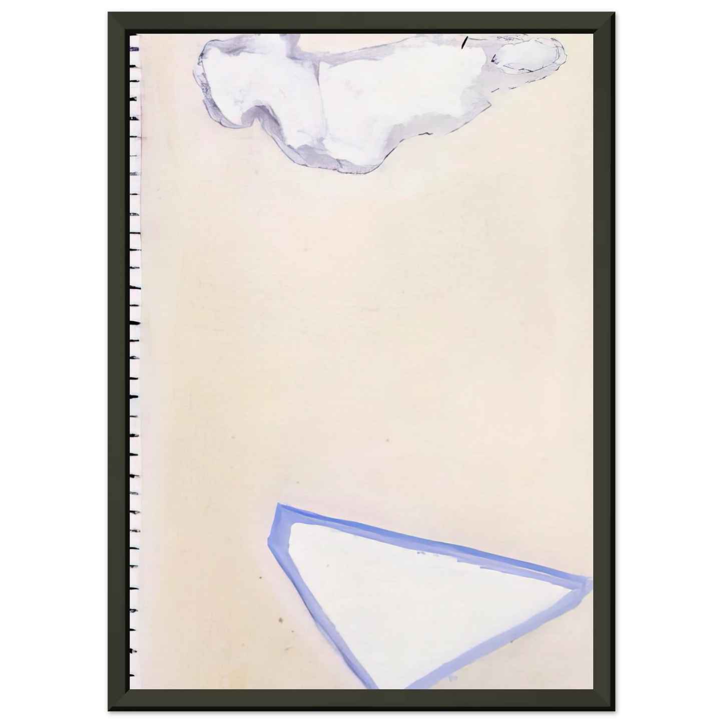 Raoul De Keyser  Trap  2006 Framed Art Print  - Aluminum Frame - 70x100 cm / 28x40 inches