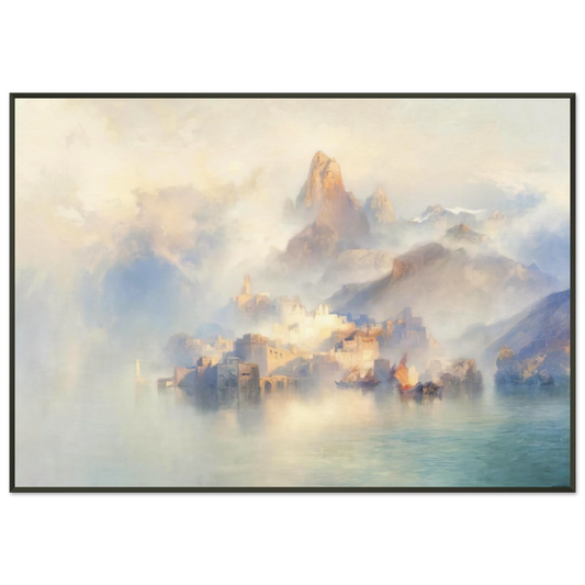Thomas Moran  The Dream City Framed Art Print  - Aluminum Frame - 21x29.7 cm / 8x12"