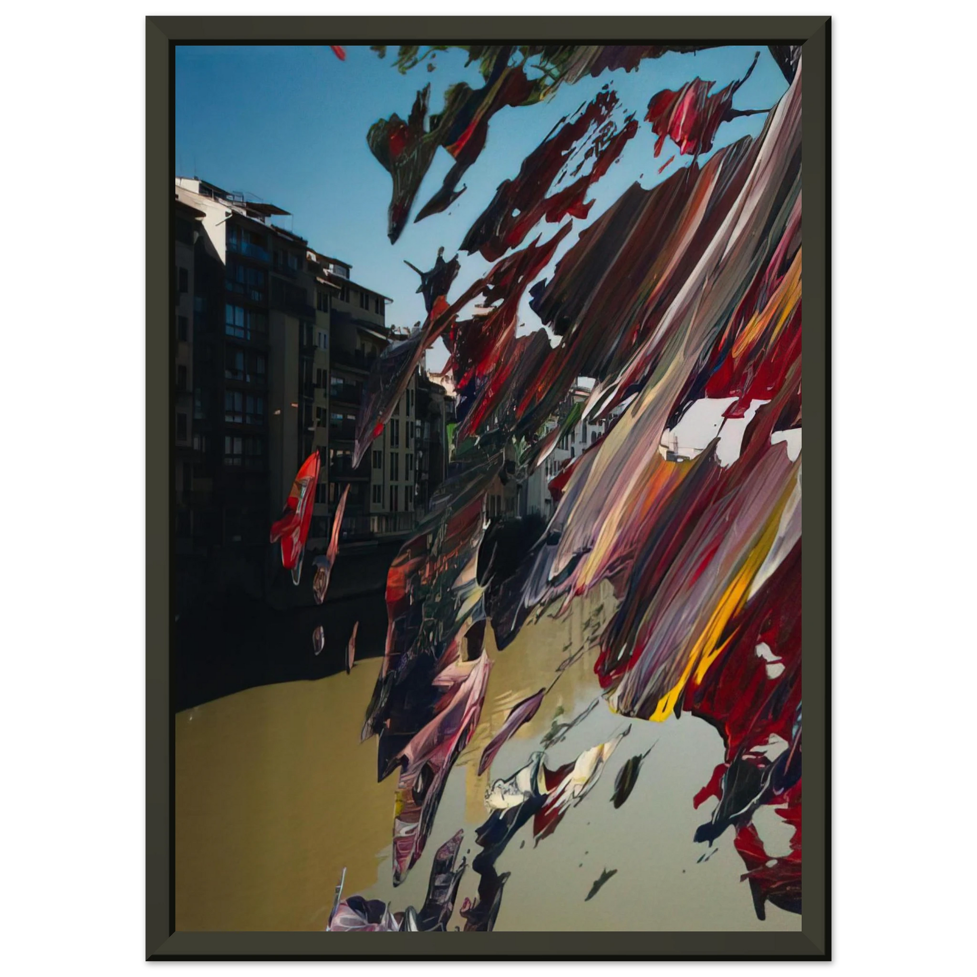 Gerhard Richter  FIRENZE Framed Art Print  - Aluminum Frame - 60x80 cm / 24x32 inches