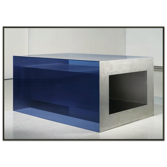 Donald Judd  Untitled  1968 Framed Art Print  - Aluminum Frame - 21x29.7 cm / 8x12"