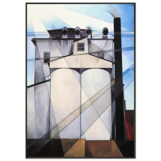 Charles Demuth  My Egypt  1927 Framed Art Print  - Aluminum Frame - 21x29.7 cm / 8x12"