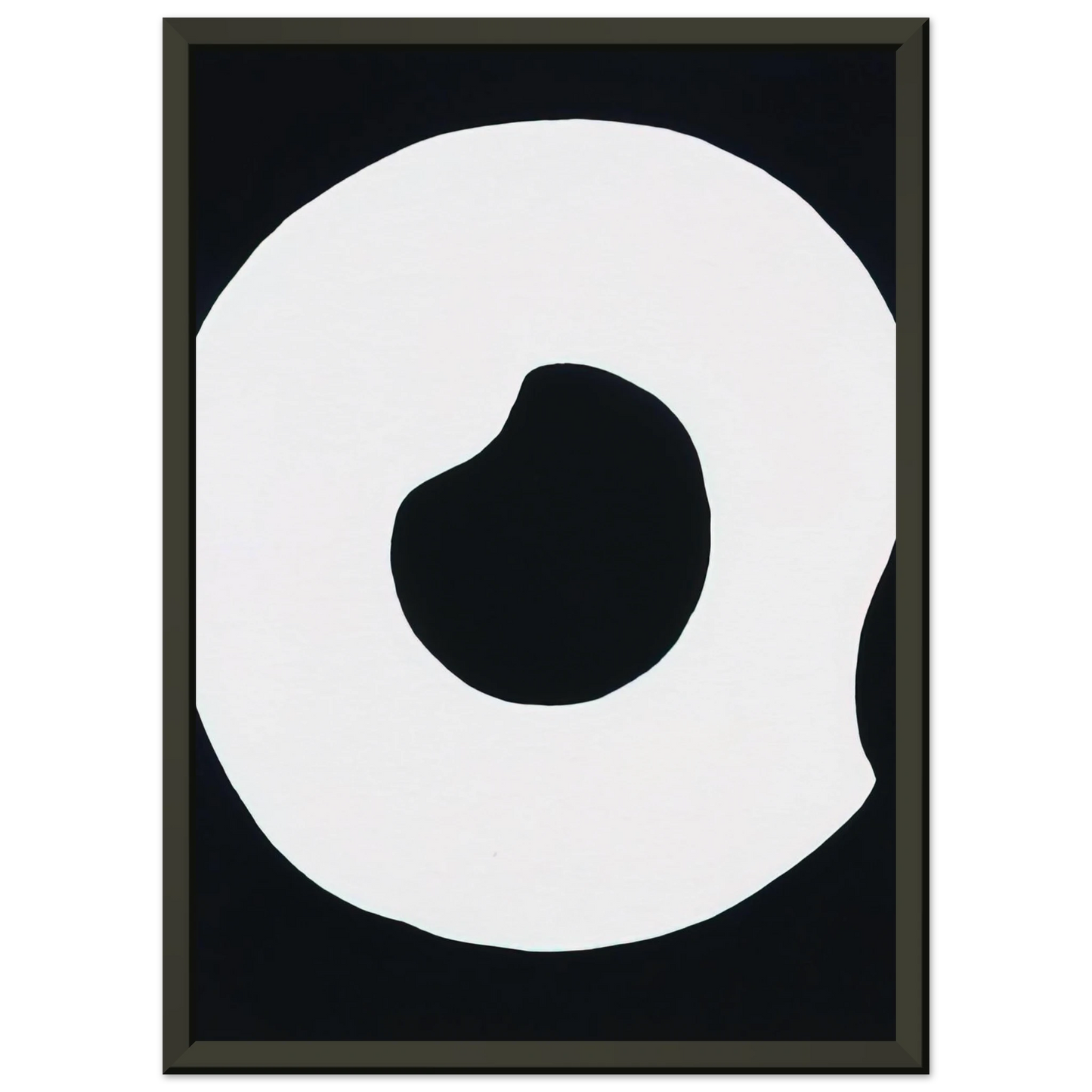 Jiro Yoshihara  Untitled  1969 Framed Art Print  - Aluminum Frame - 70x100 cm / 28x40 inches