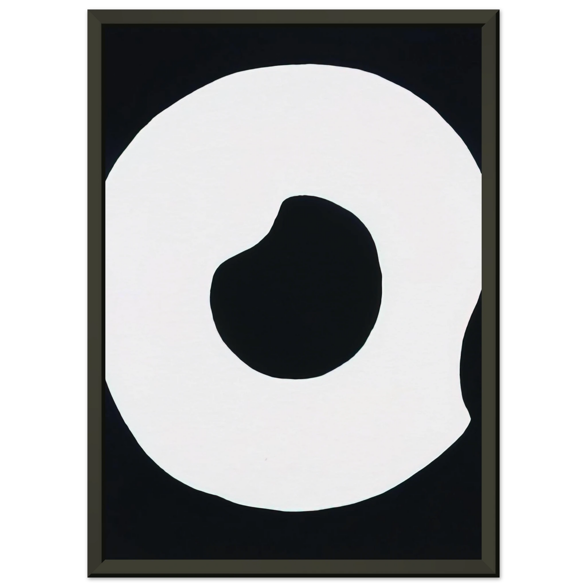 Jiro Yoshihara  Untitled  1969 Framed Art Print  - Aluminum Frame - 70x100 cm / 28x40 inches
