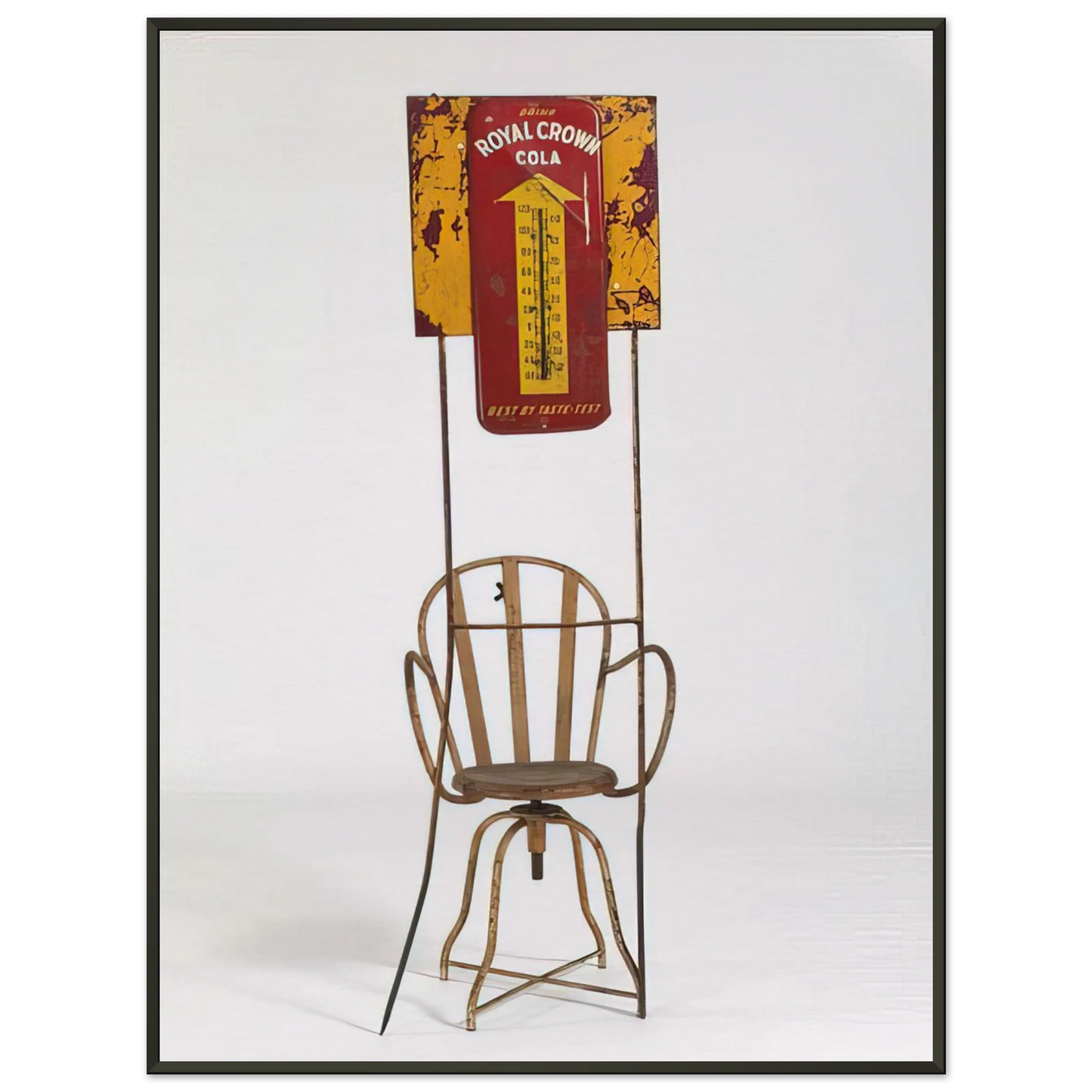 Robert Rauschenberg  UNTITLED KABAL AMERICAN ZEPHYR 1983 Framed Art Print  - Aluminum Frame - 70x100 cm / 28x40 inches