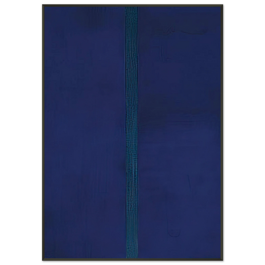 Barnett Newman  Onement V Framed Art Print  - Aluminum Frame - 21x29.7 cm / 8x12"